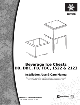 MULTIPLEX Ice Chests 1522 2123 DB DBC FB FBC Owner Instruction Manual