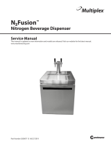 MULTIPLEX N2Fusion Nitrogen Beverage Dispenser 020007115020007115 User manual