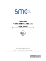 FieldServer BACnet Ethernet 8704-02 Owner's manual