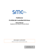 FieldServer ControlNet B35 8700-104 Owner's manual