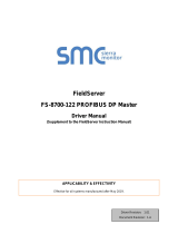 SMC Sierra Monitor FieldServer FS-8700-122 PROFIBUS DP Master Owner's manual