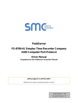 FieldServer Simplex 4100 8700-41 Owner's manual