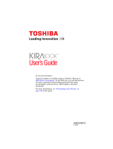 Toshiba KIRAbook 13 i5Sm Touch User guide