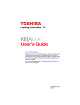 Toshiba KIRAbook 13 i7SC Touch User guide