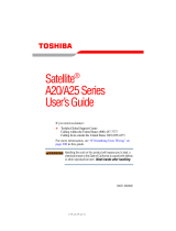 Toshiba A25-S2792 User guide