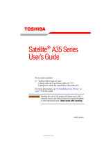 Toshiba A35-S1592 User guide