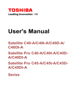 Toshiba C40D-A (PSCDSC-007003) User guide