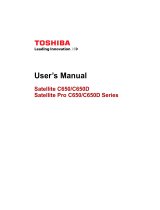 Toshiba C650D (PSC0YC-005026) User manual