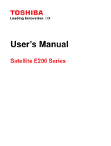 Toshiba E200 User manual