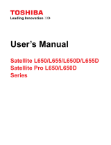 Toshiba L650 (PSK1EC-0DN00Q) User manual
