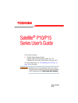 Toshiba P10-S429 User guide