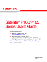 Toshiba P105-S6102 User guide