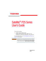 Toshiba P25-S5261 User guide