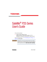 Toshiba P25-S609 User guide