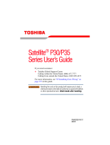 Toshiba P35-S605 User guide