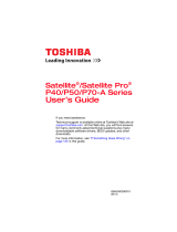 Toshiba P50-ABT2N22 User guide