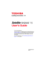Toshiba P50W-CBT2N01 User guide
