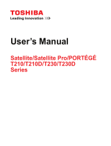 Toshiba T210 (PST2AC-016011) User manual