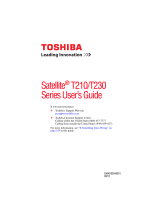 Toshiba T235-S1350 User manual