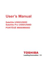 Toshiba U500 (PSU82C-02K00G) User guide