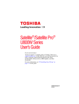 Toshiba U845W-ST3N02 User guide