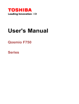 Toshiba F750 (PQF75C-03W001) User guide