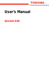 Toshiba G40 (PQG40C-MM108C) User manual