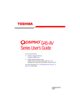 Toshiba G45-AV680 User guide