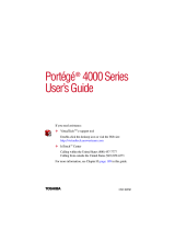 Toshiba 4005 User guide