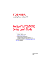 Toshiba M700-S7043V User guide