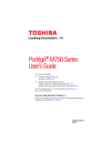 Toshiba M750-S7221 User guide