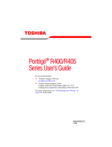 Toshiba R405 User guide