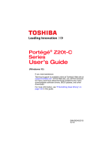 Toshiba Z20T-C2111 User guide