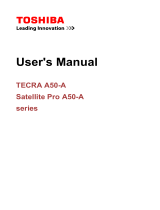Toshiba A50-A (PT645C-03400L) User manual