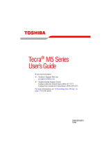 Toshiba M5 SERIES User manual