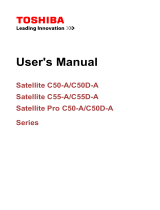 Toshiba C50-A-1DV User manual