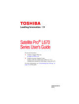 Toshiba L670-EZ1710 User guide