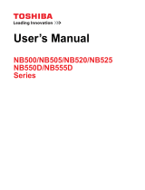 Toshiba NB550D User manual