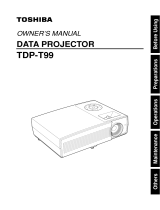 Toshiba TDP-T99U User guide