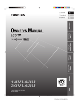 Toshiba 20VL43U User manual