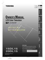 Toshiba 15DL15 User manual