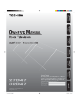 Toshiba 27D47 User guide