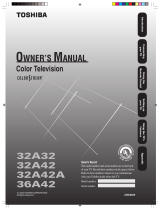 Toshiba 36A42 User manual