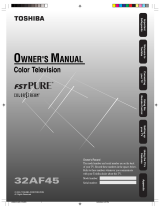 Toshiba 32AF45 User manual