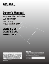Toshiba 32DT2U User manual