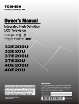 Toshiba 40E20U User manual