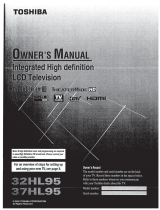 Toshiba 32HL95 User manual