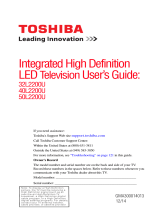 Toshiba 50L2200 User manual