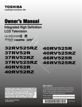 Toshiba 40RV52R User guide