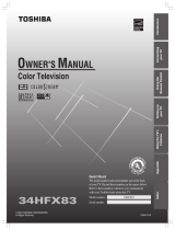 Toshiba 34HFX83 User manual